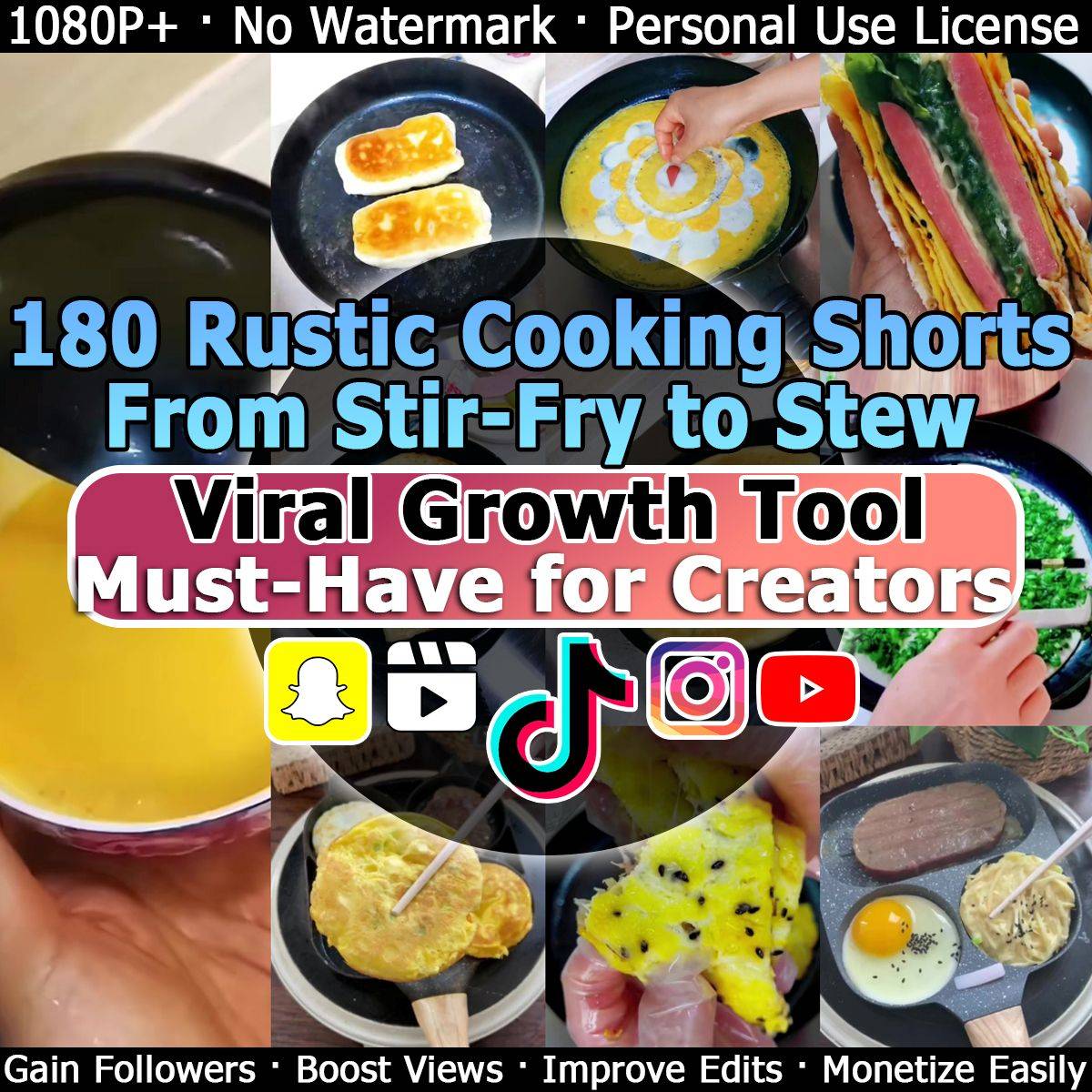 180 Rustic Cooking Shorts From Stir-Fry to Stew Viral Growth Tool Must-Have for Creators